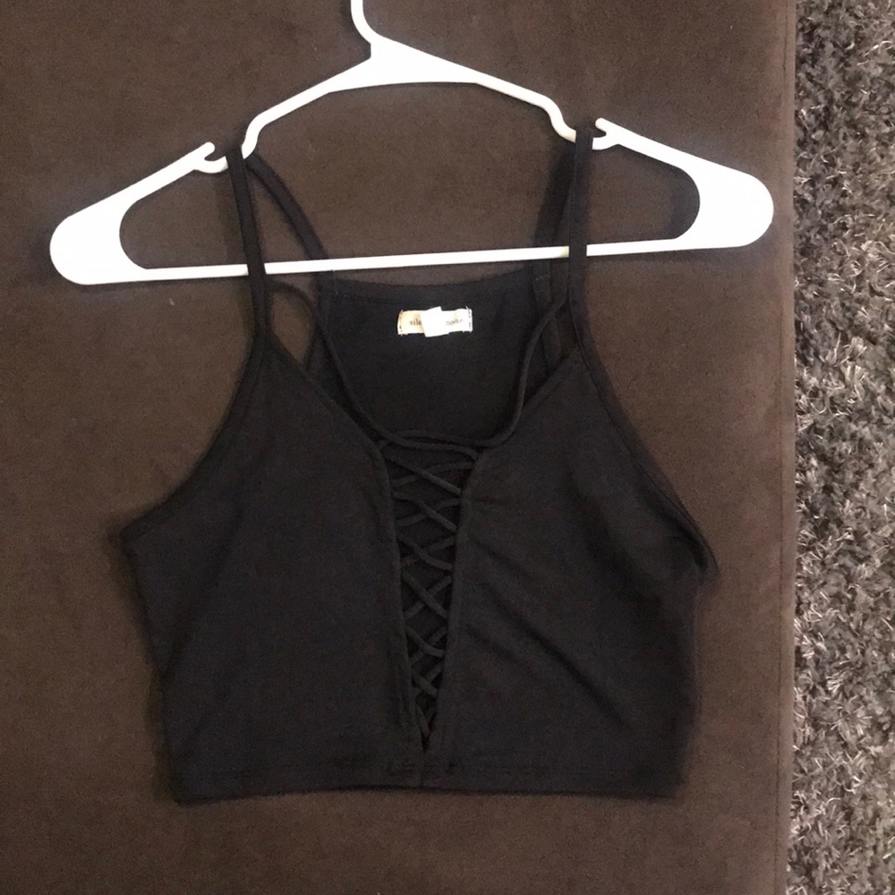 Black tank top